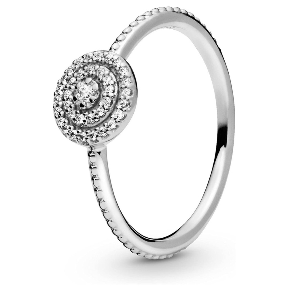 Pandora Silver Elegant Sparkle Ring Size 54 - 6